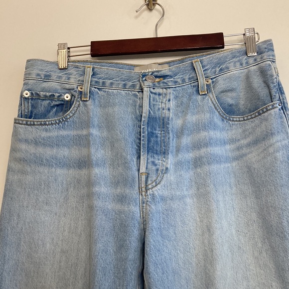 Everlane The 90s Cheeky Jean Womens 31 Ankle Light Blue High Waist Straight Leg - Picture 3 of 13